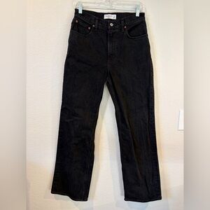 Abercrombie & Fitch Women’s Black The 90’s High Rise Relaxed Jean - 4R